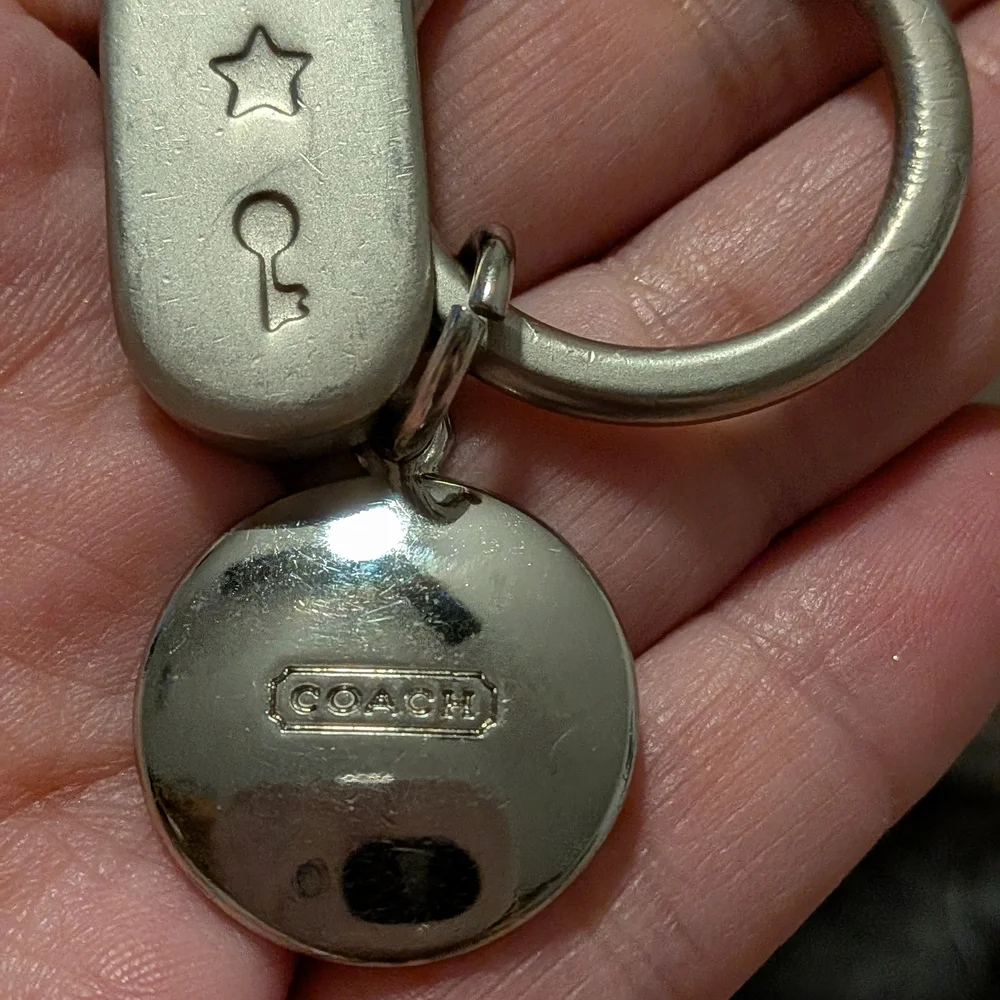 Handmade Keychain‎ With Coach Medallion